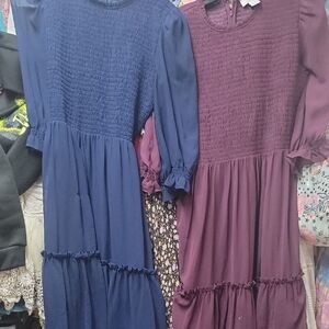 Rachel Parcell Navy and Plum Dresses